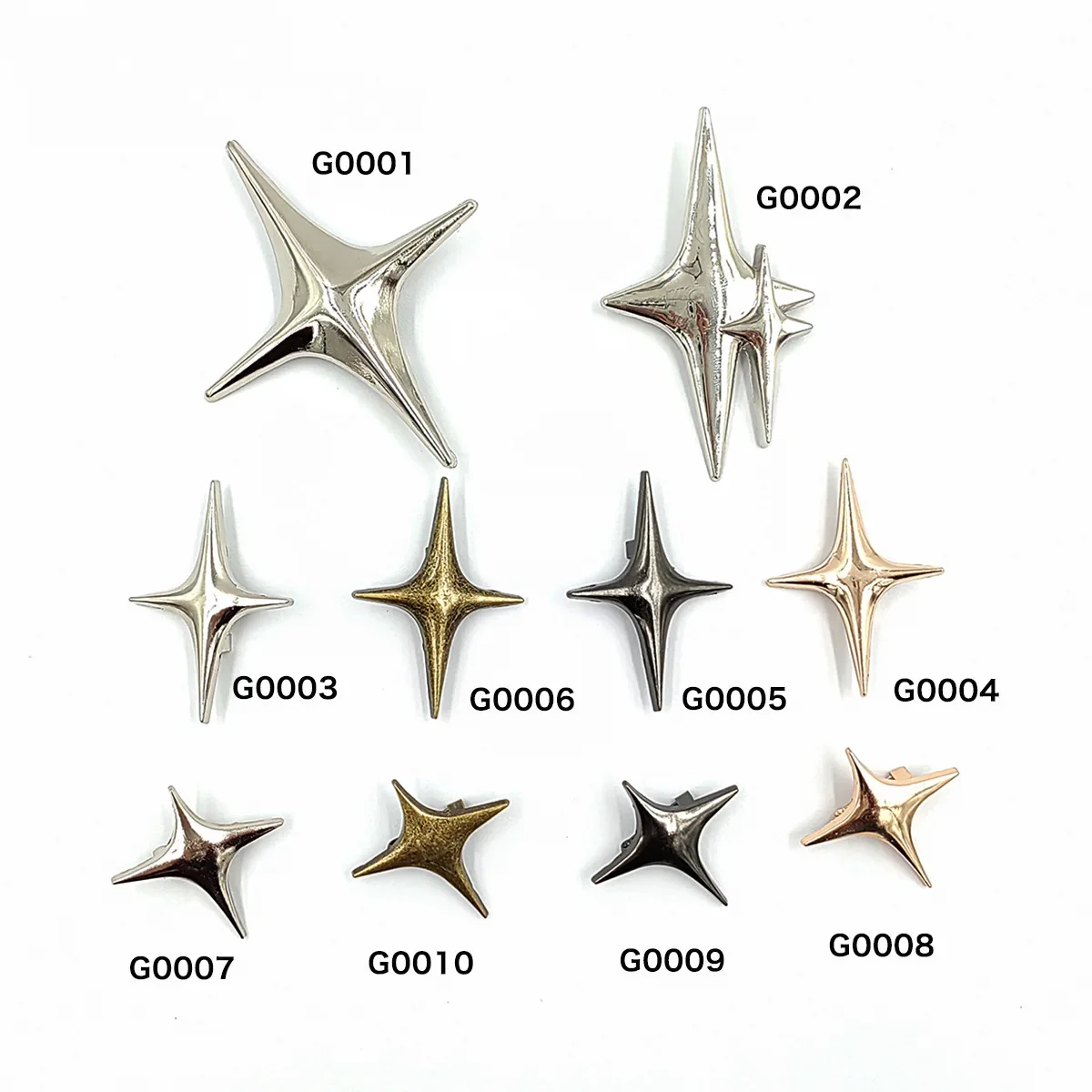 Universal ตกแต่งทองแดง Four Pointed Star เข็มกลัดเคลือบส่วนบุคคลกระเป๋าเสื้อผ้าหมวก Badge โลหะผู้ชาย Pin ของขวัญขายส่ง
