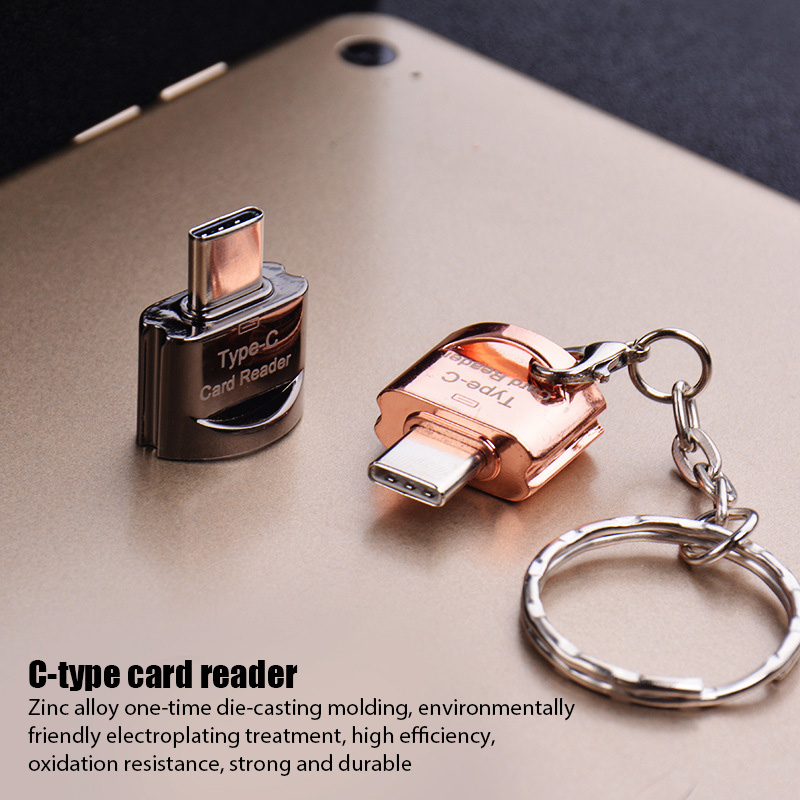 マイクロSDアダプタータイプc,USB Type-c,外部電話アダプター,ラップトップ,Samsung, Xiaomi用