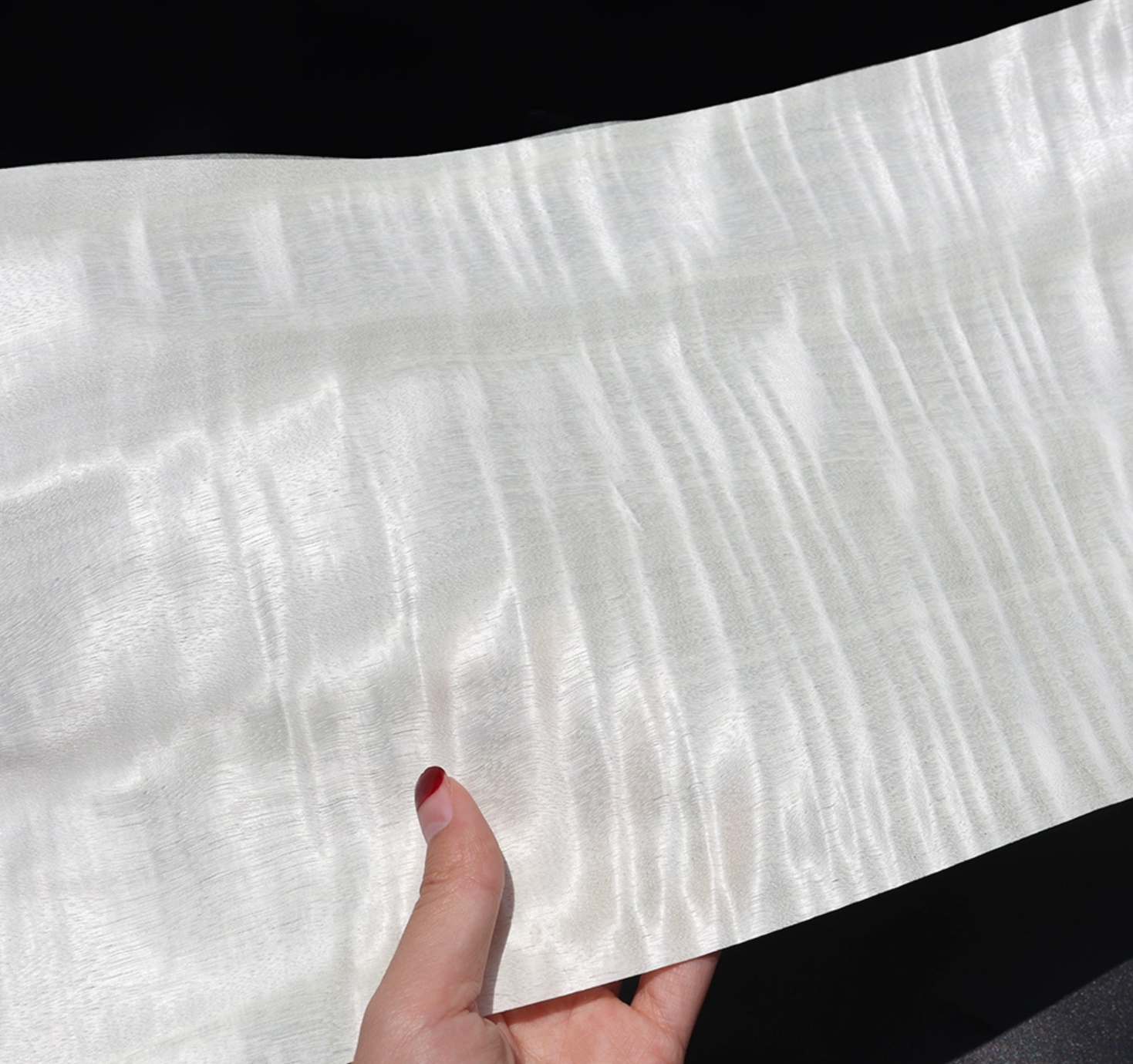 Length:2.5meters Width:150mm T:0.25mm Bleached shadow wood veneer Pure wood veneer speaker furniture decorative surface