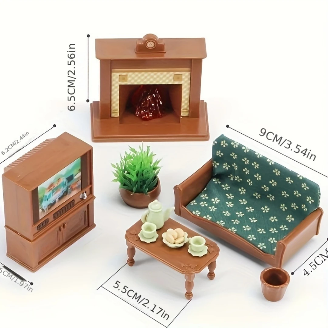 Ornamenti modello mini giocattolo per casetta da gioco simulata per bambini