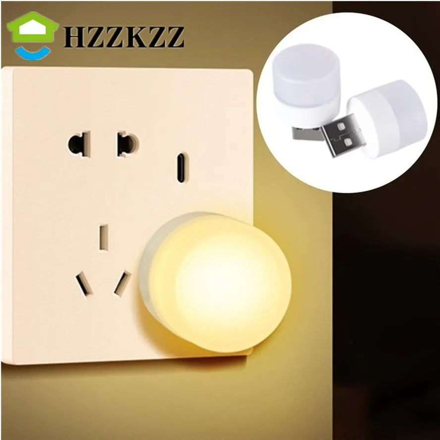 Đèn LED Cắm USB Đèn Nhỏ Đèn Ngủ Máy Tính Di Động Sạc Điện Mini Sách Đèn LED Bảo Vệ Mắt Vuông Đọc Sách