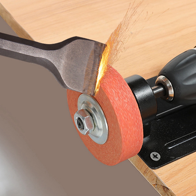 Hand Electric Drill To Grinder Machine Sander Conversion Head Set Grindstone Polishing Grinding Wheel Knife Hrinder