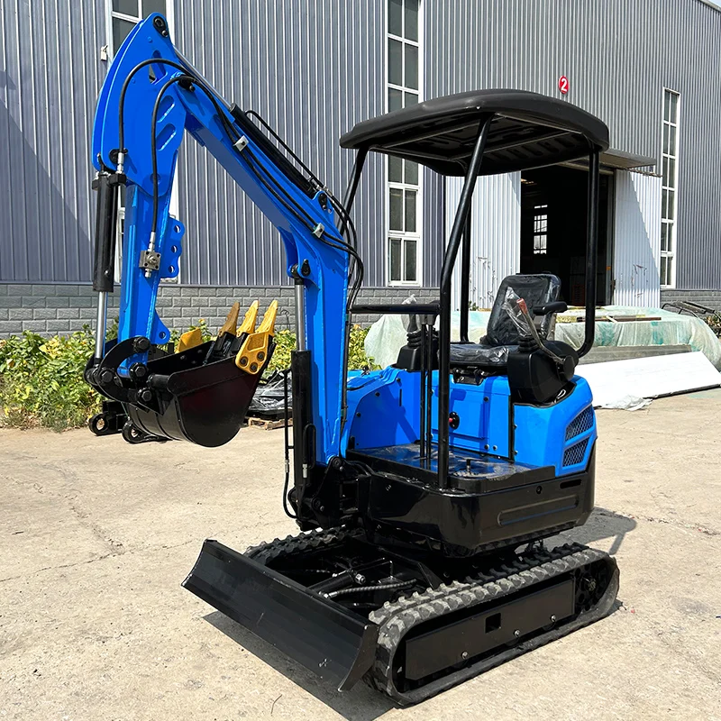 Customized CE 1ton  1.6T excavator cheap KOOP Euro v engine rubber crawler mini hydraulic excavator