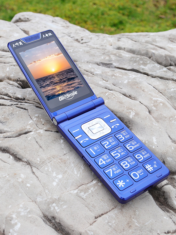 2.8 "Dual Sim Card ผู้สูงอายุ Big Push ปุ่มพลิกโทรศัพท์มือถือ MP3 ปลดล็อก Celular ไร้สาย FM ไฟฉาย 4050 mah Clamshell โทรศัพท์มือถือ