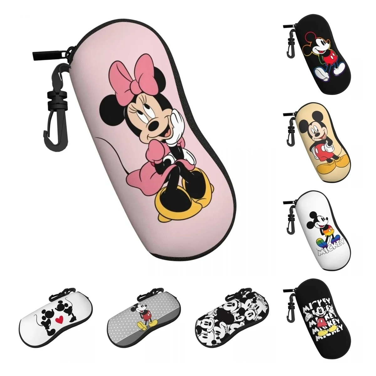 Urocze etui na okulary z kreskówek Myszka Minnie Mickey Merchandise Ochraniacz na okulary Pudełko na okulary z kreskówek