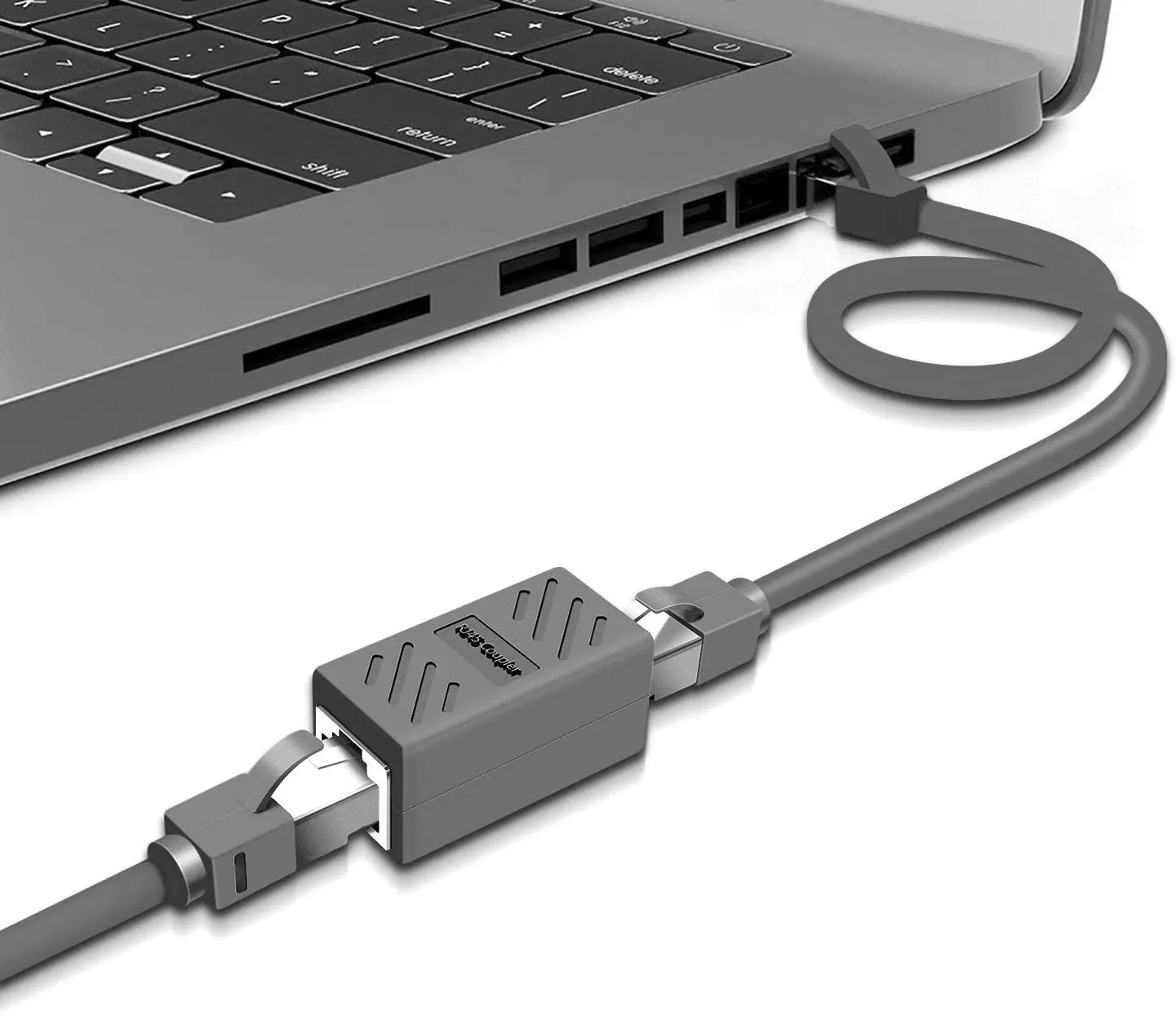 Extensor de cable Ethernet, acoplador RJ45 cat 5 cat 6 cat6a cat 7 cat 8, conector extensor - Acoplador Ethernet hembra a hembra
