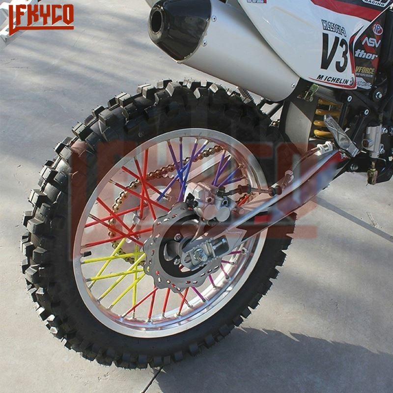 72 szt. Szprychowe skórki ochraniacze felgi do motor terenowy motocrossowych