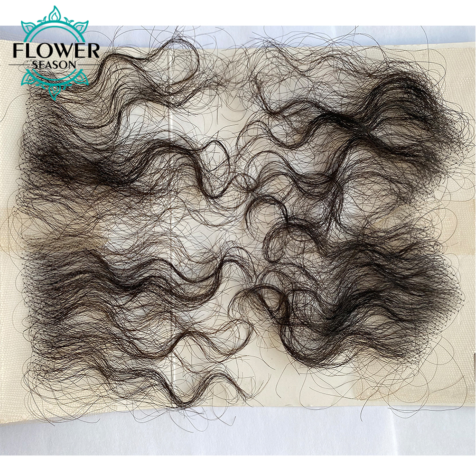 女性用ヘアカーリーストライプ,HDレースの人間の髪の毛,4ユニット