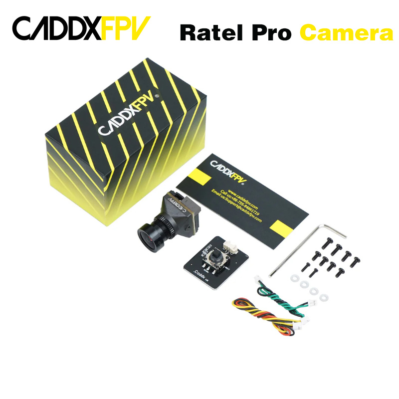 CADDXFPV Аналоговая камера Ratel Pro 1500TVL 9,5 г Super WDR 4,5 В-27 В NTSC/PAL CMOS FPV Камера ночного видения Starlight Blacklight