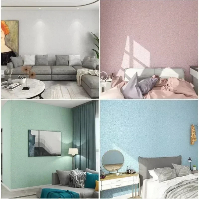 Papel de parede autoadesivo de lama de diatomáceas, fundo de tv reforçado, papel de parede de linho, renovação de quarto, decoração de casa, espuma xpe, adesivos de parede