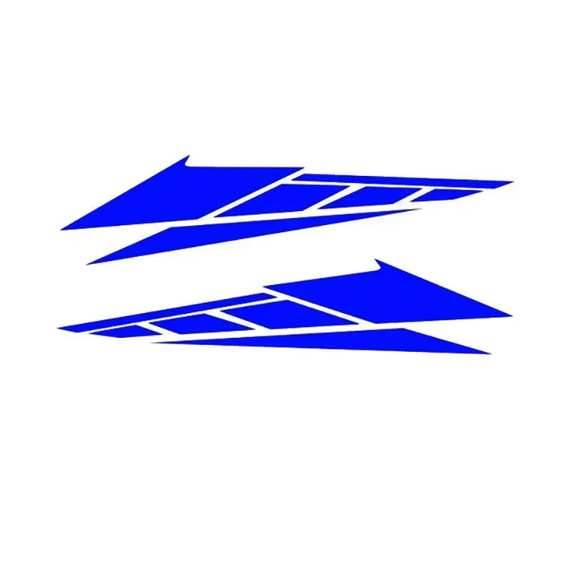 1 Pair Reflective Self-adhesive Motorcycle Tail Box Decals Anti-Scratch Waterproof Motorbike Car Decorative Stickers 20cm*4.7cm