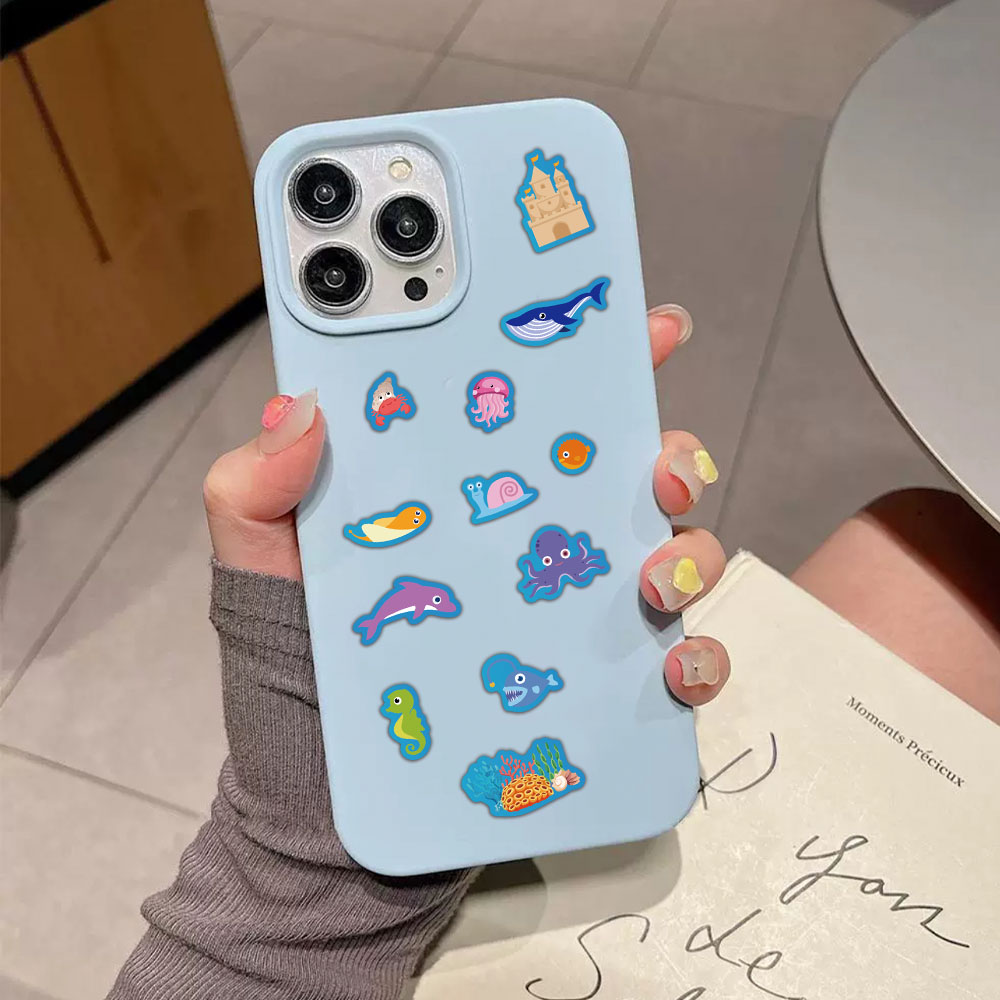 8 STKS Lucky Fish Tank Puzzel Sticker Speelgoed Handgemaakte DIY Notebook Desktop Creatieve Decoratie Waterdicht