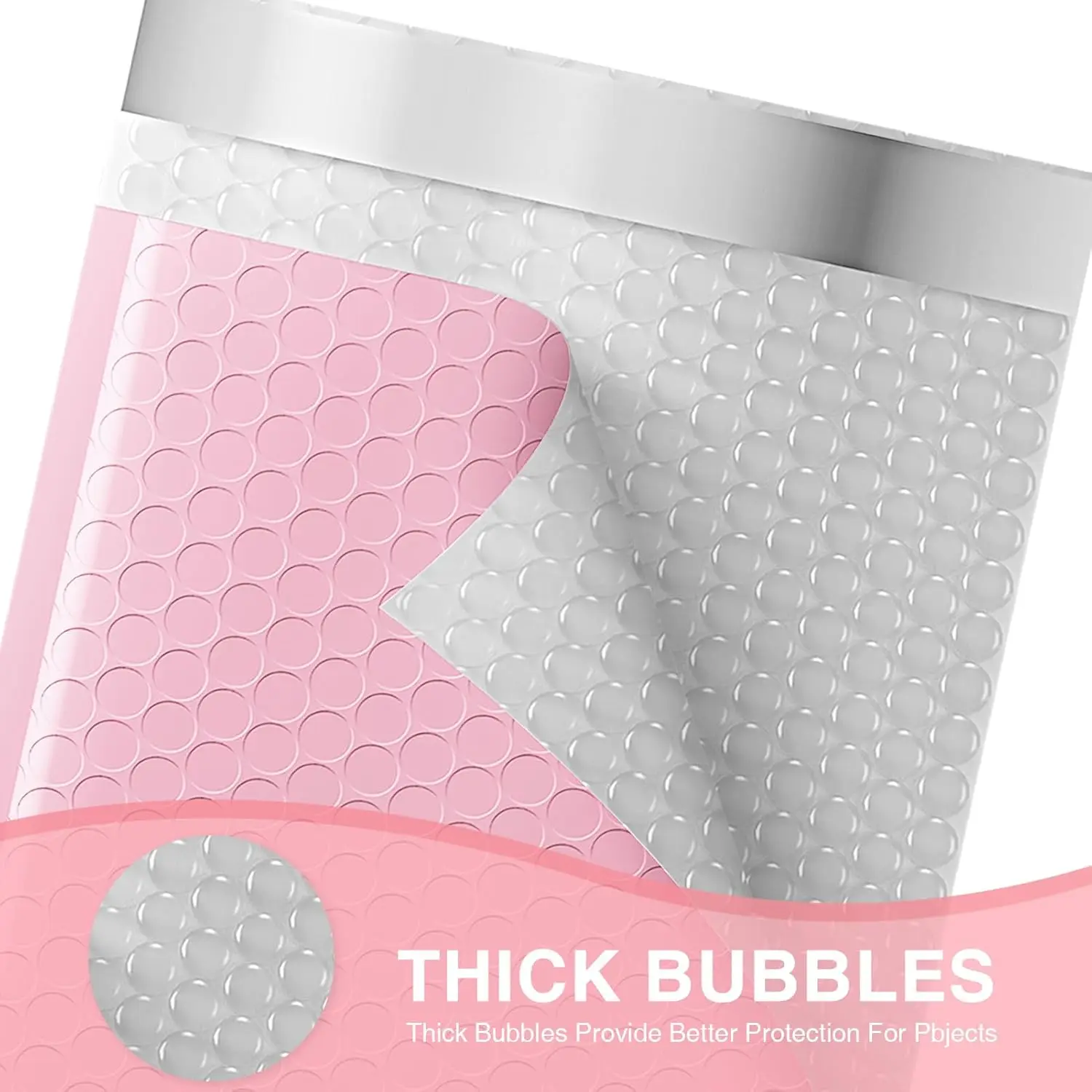 100 ชิ้นจัดส่งกระเป๋าแพคเกจบรรจุภัณฑ์อุปกรณ์บรรจุถุง Bubble Mailer ขนาดเล็กธุรกิจซองจดหมาย Mailing Mailers