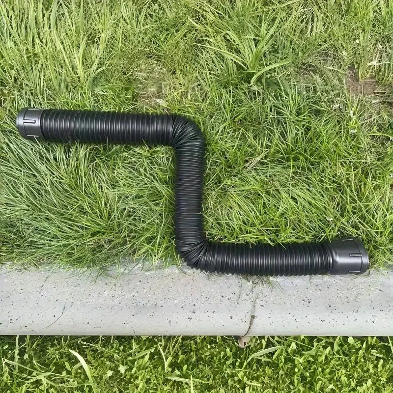 1 pacote flexível chuva calha downspout extensões dreno downspout extensor calha extensão flexível para baixo bico dreno extensão p