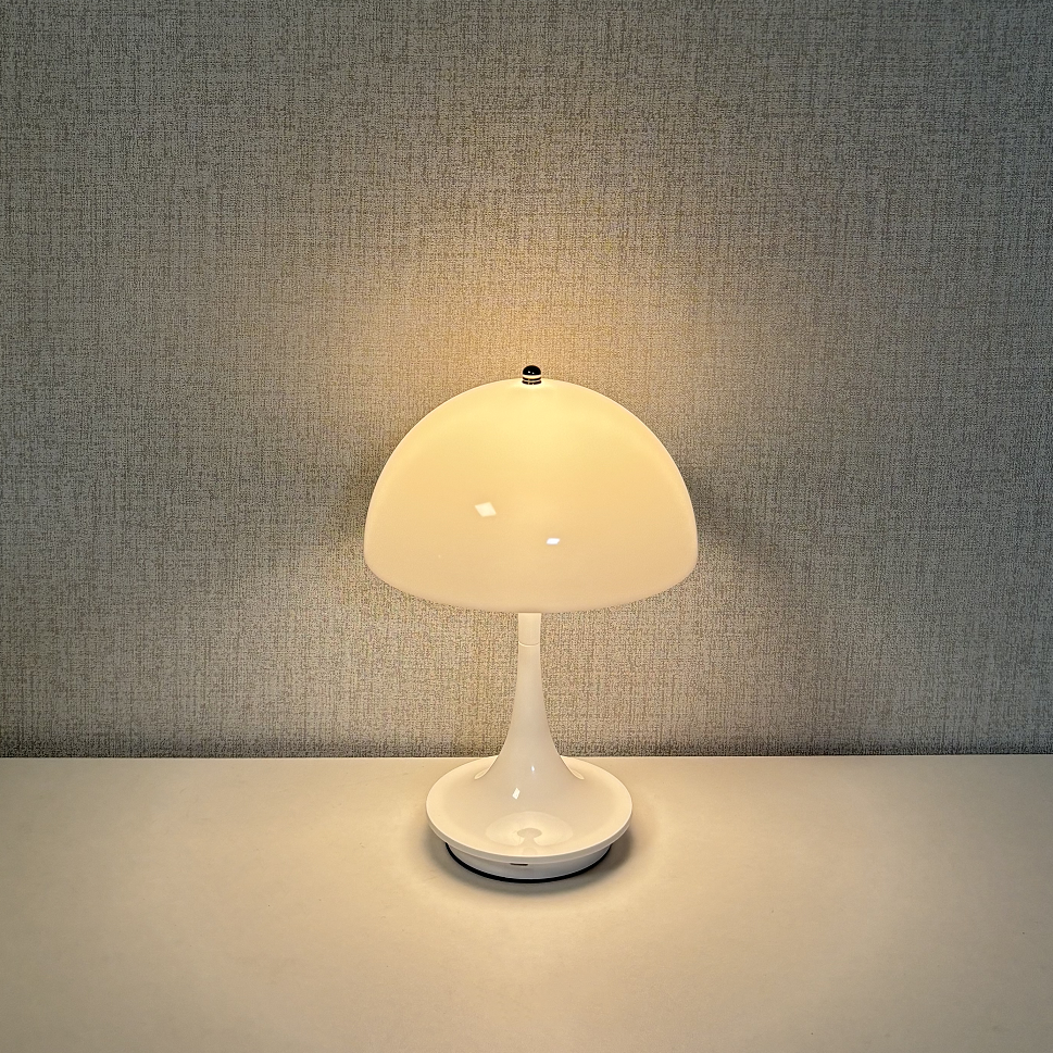 ワイヤレス小さなキノコ LED テーブルランプポータブル USB 充電タッチナイトライトベッドサイドホテルバーコーヒー装飾用