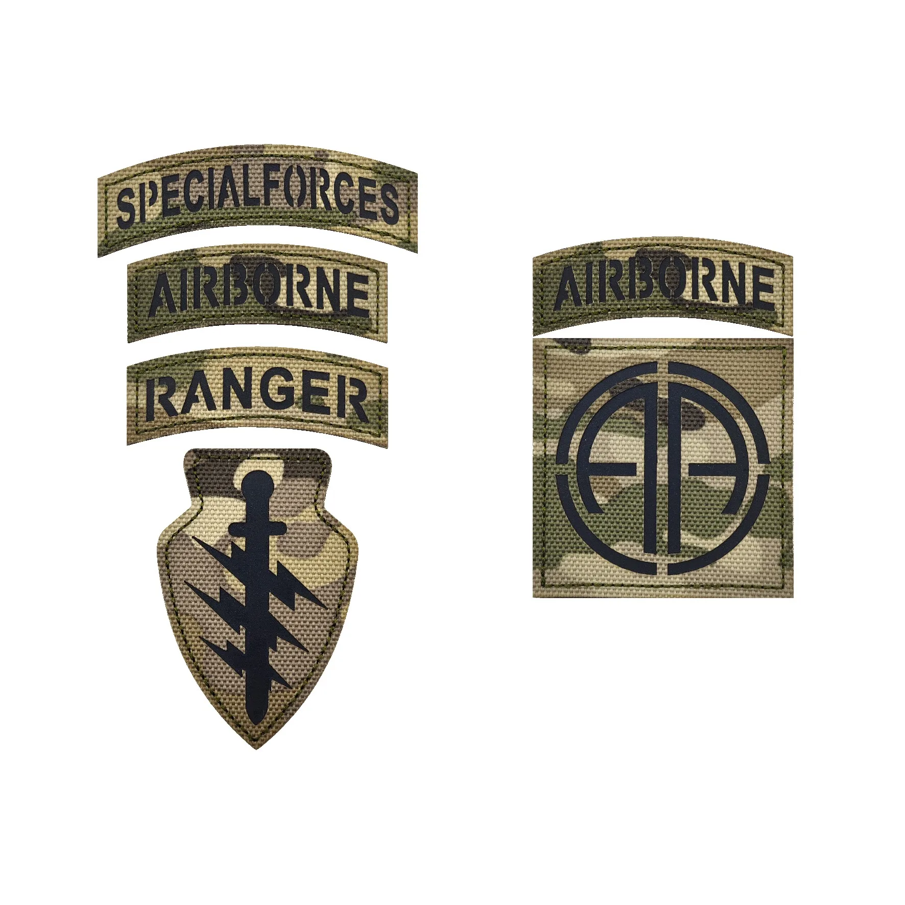 Cross Skull Finger Skeleton Tactical Clothes Vest Backpack Templar Knight Ride Bounty of Hunter Ranger Tags Magic Patch