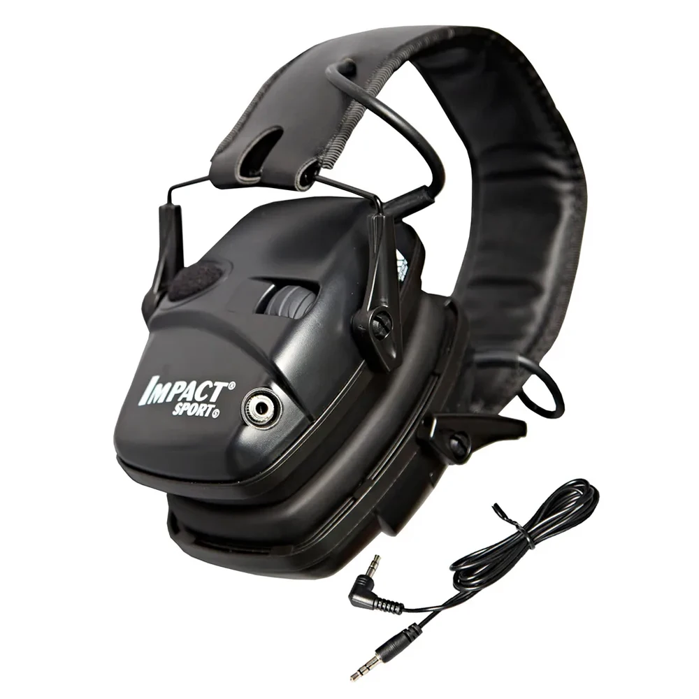 Cache-oreilles de tir électronique, tireurs de protection auditive, casque de chasse de protection auditive de portée de pistolet de réduction du bruit NRR 22dB