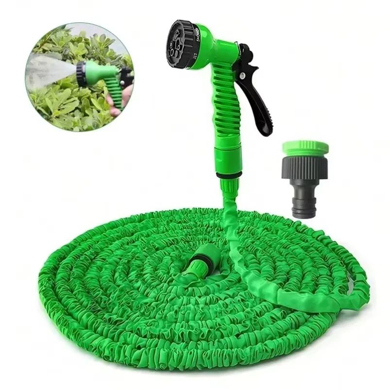 Manguera mágica retráctil, dispositivo de lavado de coches de alta presión, pistola de agua, manguera de riego de jardín doméstico, agua de jardín