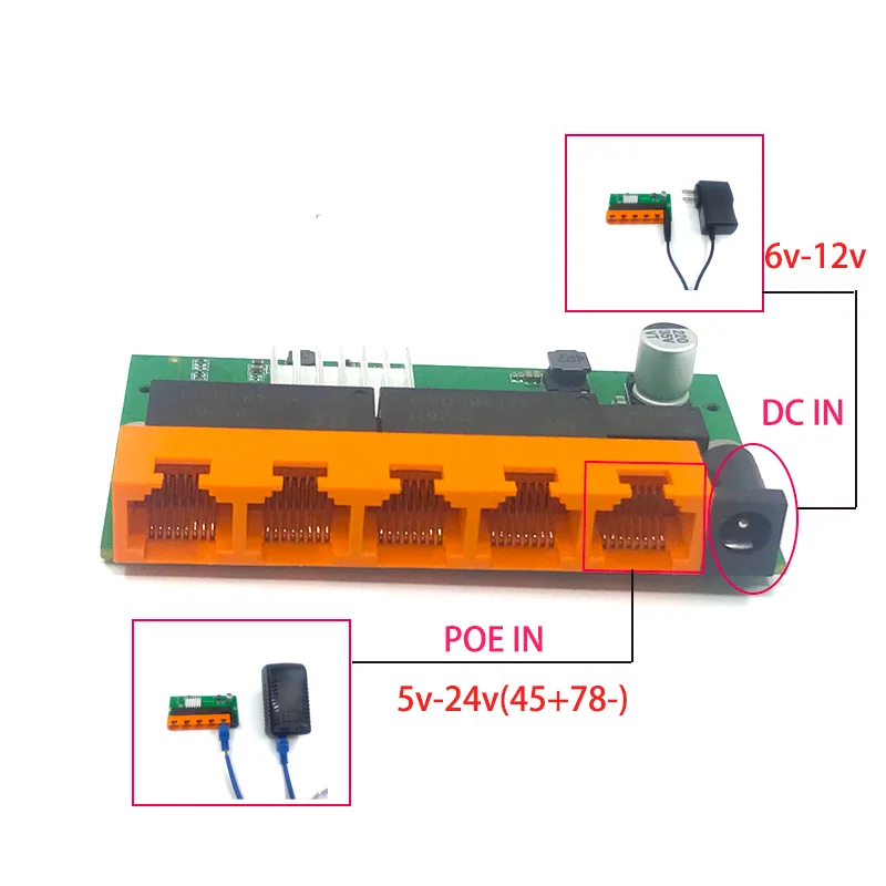 OEM nuevo modelo 5/8 puertos Gigabit Switch escritorio RJ45 Ethernet Switch 10/100/1000mbps Lan Gigabit switch rj45 tp-link
