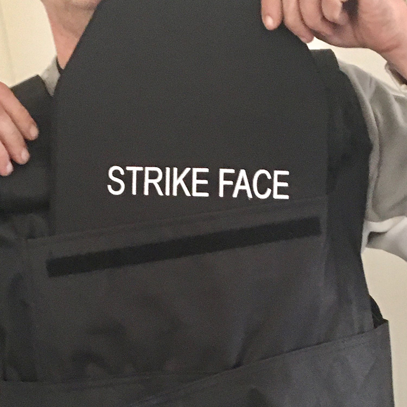 NIJ IIIA Steel Bulletproof Plate Strike Face Hard Armor Bulletproof Panel Anti-trauma Ballistic Plate For Plate Carrier