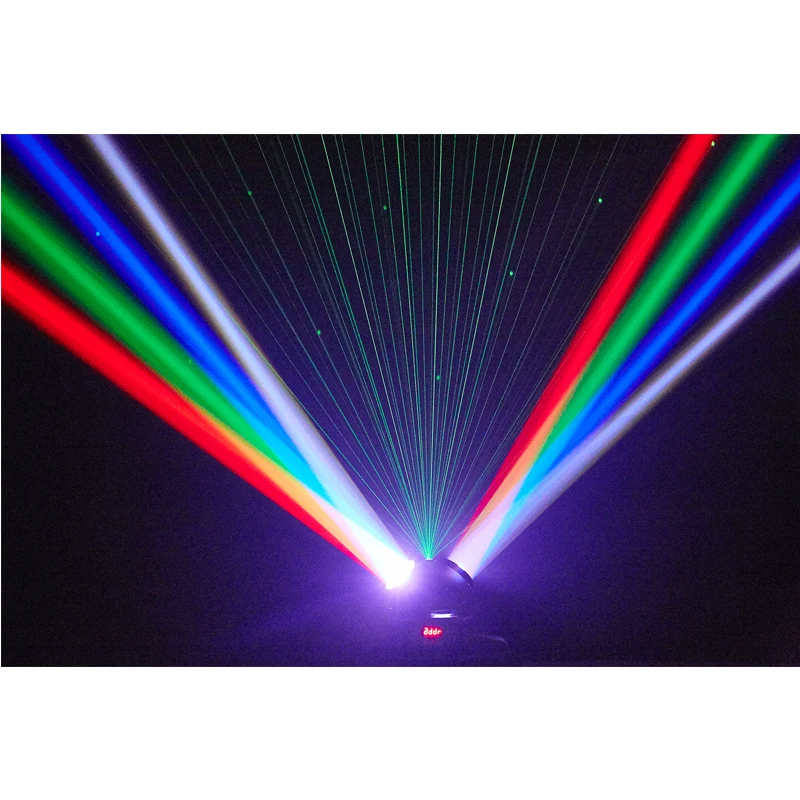 Professional Mini Beetle I DJ Disco Ball ไฟ LED สีสันสดใสสีเขียวเลเซอร์ Moving Head ไฟ DMX512 ไนท์คลับ Party