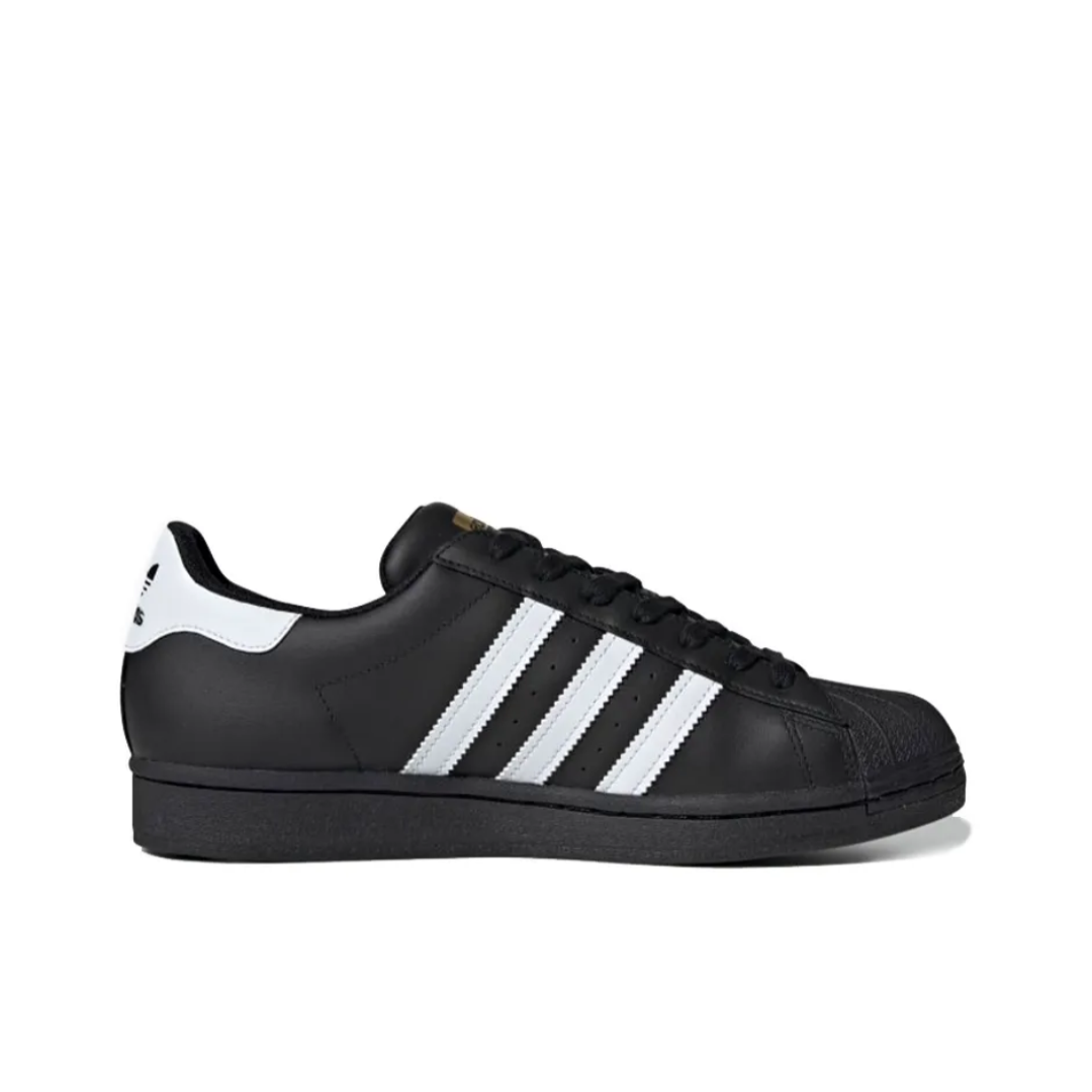 Adidas Superstar Original Men Women causal รองเท้าสเก็ตบอร์ดคลาสสิกสีดําสีขาวกลางแจ้งสบายกีฬารองเท้าผ้าใบ