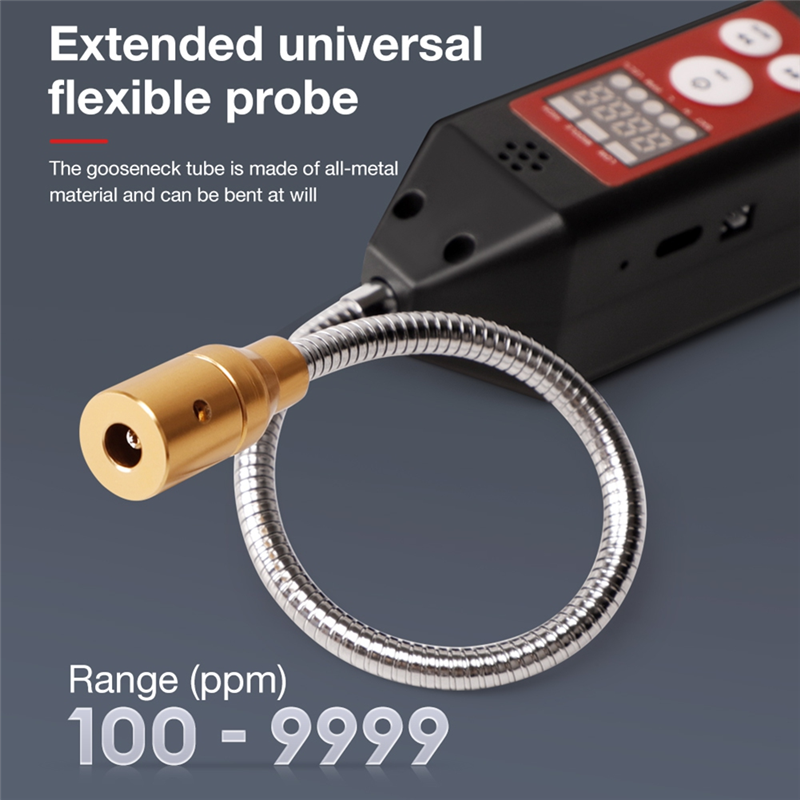 FFYY-LD610 Детектор утечки горючего газа Детектор утечки горючего метана C4H10 H2 Тестер утечки газа 100-9999Ppm Тестер газа