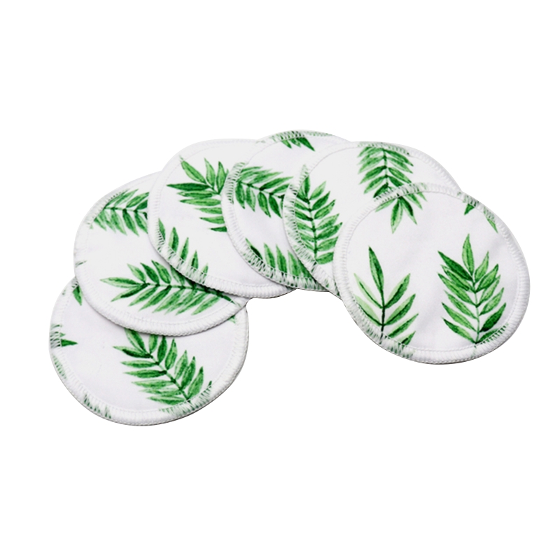 แผ่นซับน้ำนม6ชิ้นแบบนำกลับมาใช้ใหม่ได้แผ่นซับน้ำนมแผ่นซับน้ำนมสำหรับคุณแม่แผ่นให้นมแม่