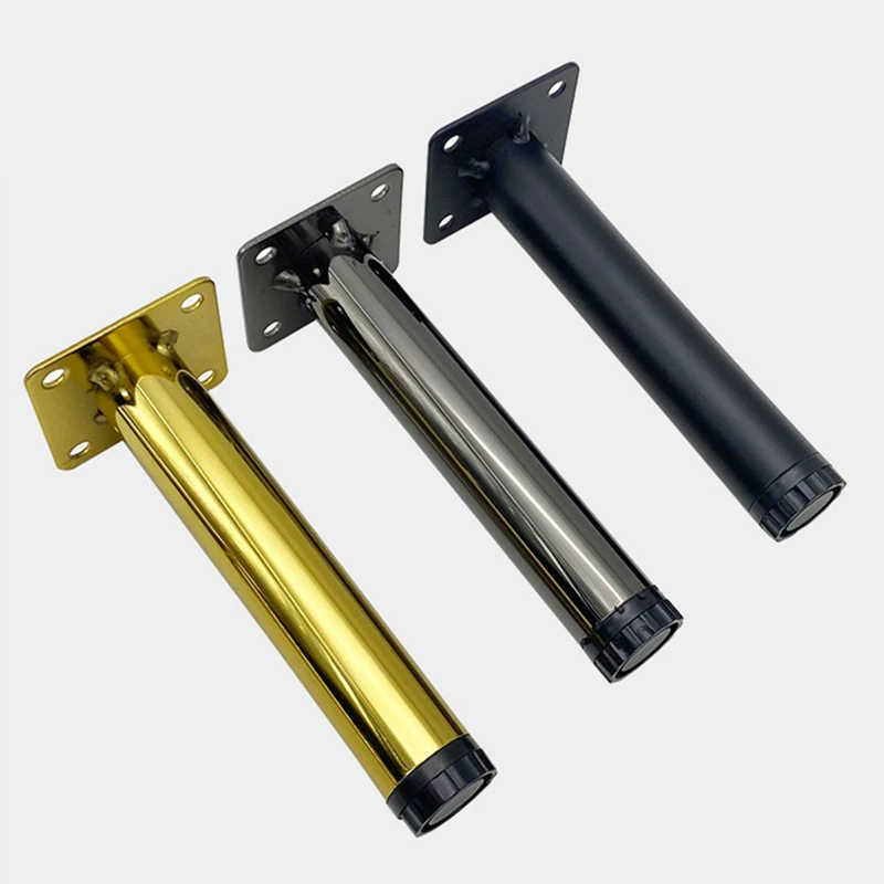 4 pezzi/set gambe per mobili in acciaio inossidabile piedino per mobile TV gamba per divano hardware piedini per mobili accessori per mobili con viti
