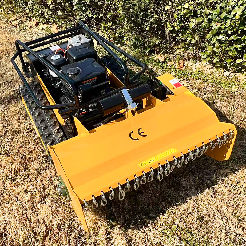 Aangepaste landbouw- en bosbouwapparatuur Robot zero Turn Dorsvlegel Crawler 10HP 12HP 15HP Afstandsbediening Grasmaaier
