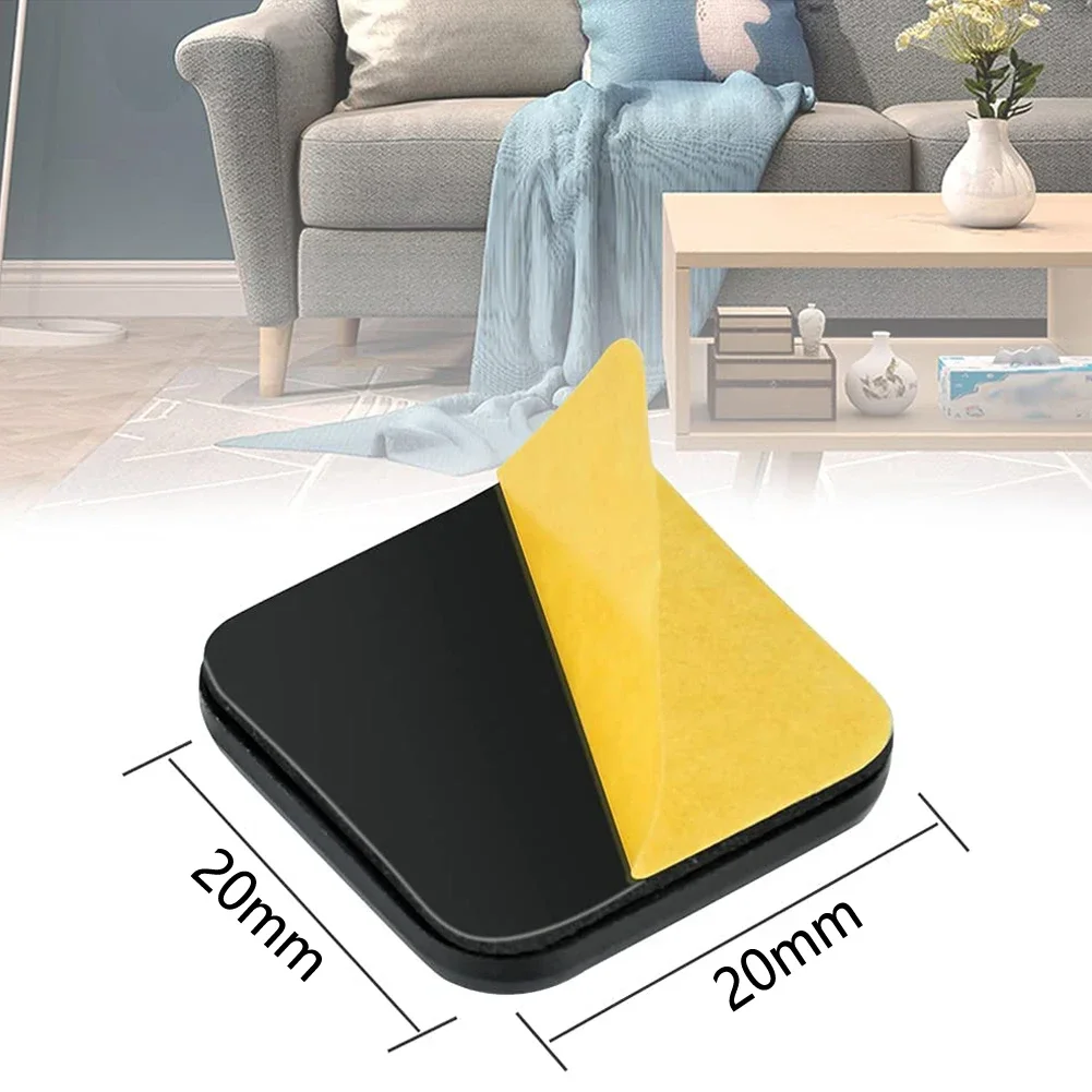 20PCS ฟุตเครื่องร่อนเลื่อนแผ่นเฟอร์นิเจอร์ Sliders เฟอร์นิเจอร์เครื่องร่อน PTFE Square Floor Mover Pads สําหรับฮาร์ดแวร์ในครัวเรือน ﻿