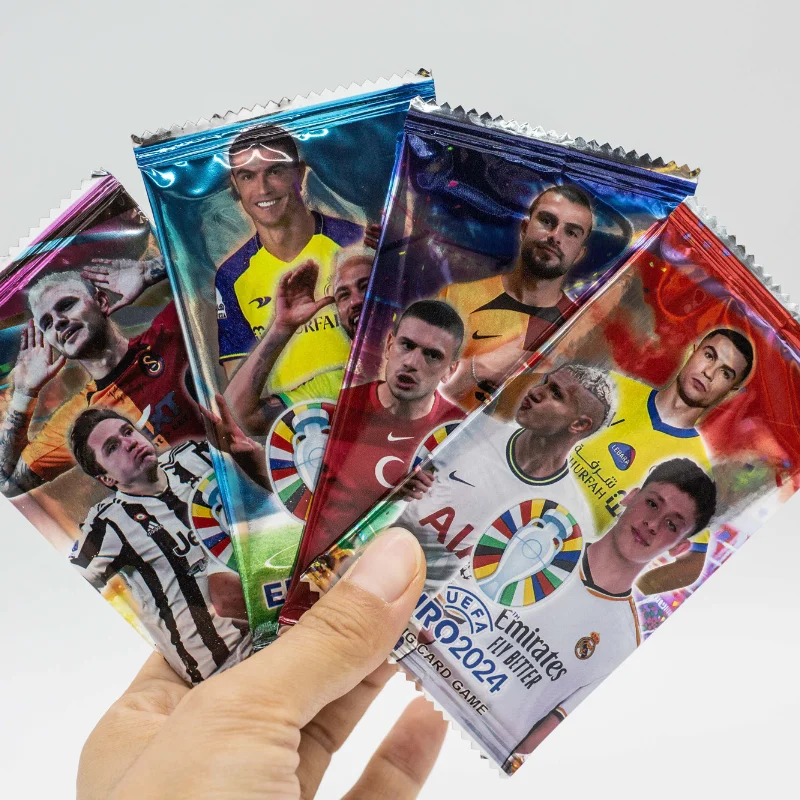 2024 サッカースターカード FIFA ピュアサッカートレーディングカード 288 個フラッシュシャイニングカード TCG コレクションサッカー選手限定カードファン