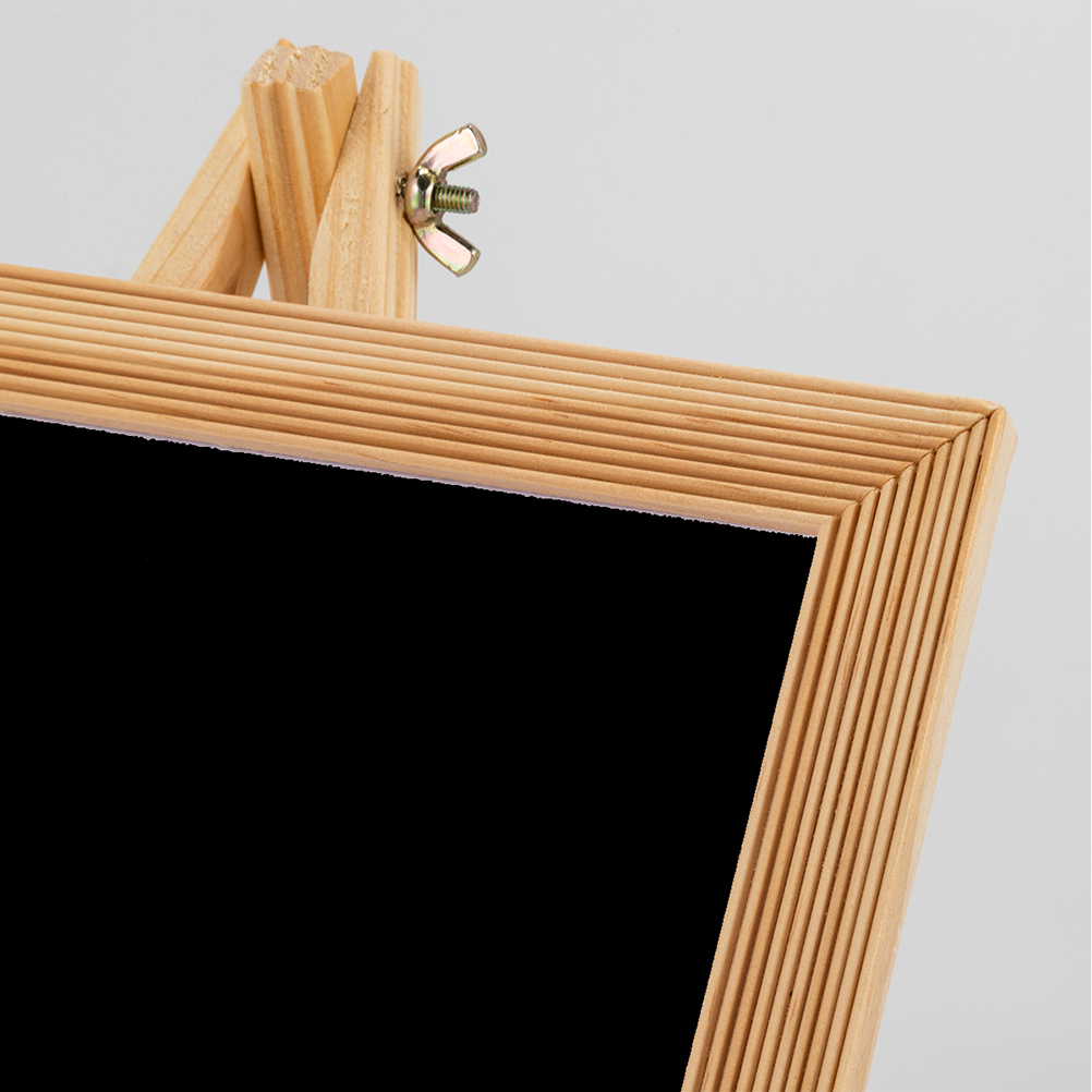 Blackboard Kids Standing Easel Drawing Board Wooden Painting Board Writing Blackboard Presentation Supplies