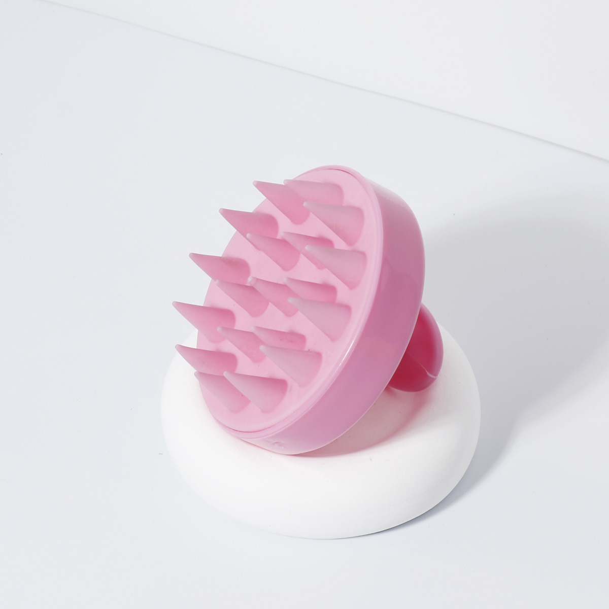 1 pz spazzola per shampoo morbida in silicone pettine per massaggio del cuoio capelluto spazzola per massaggio del corpo del cuoio capelluto completamente pulita spazzola per capelli per parrucchiere