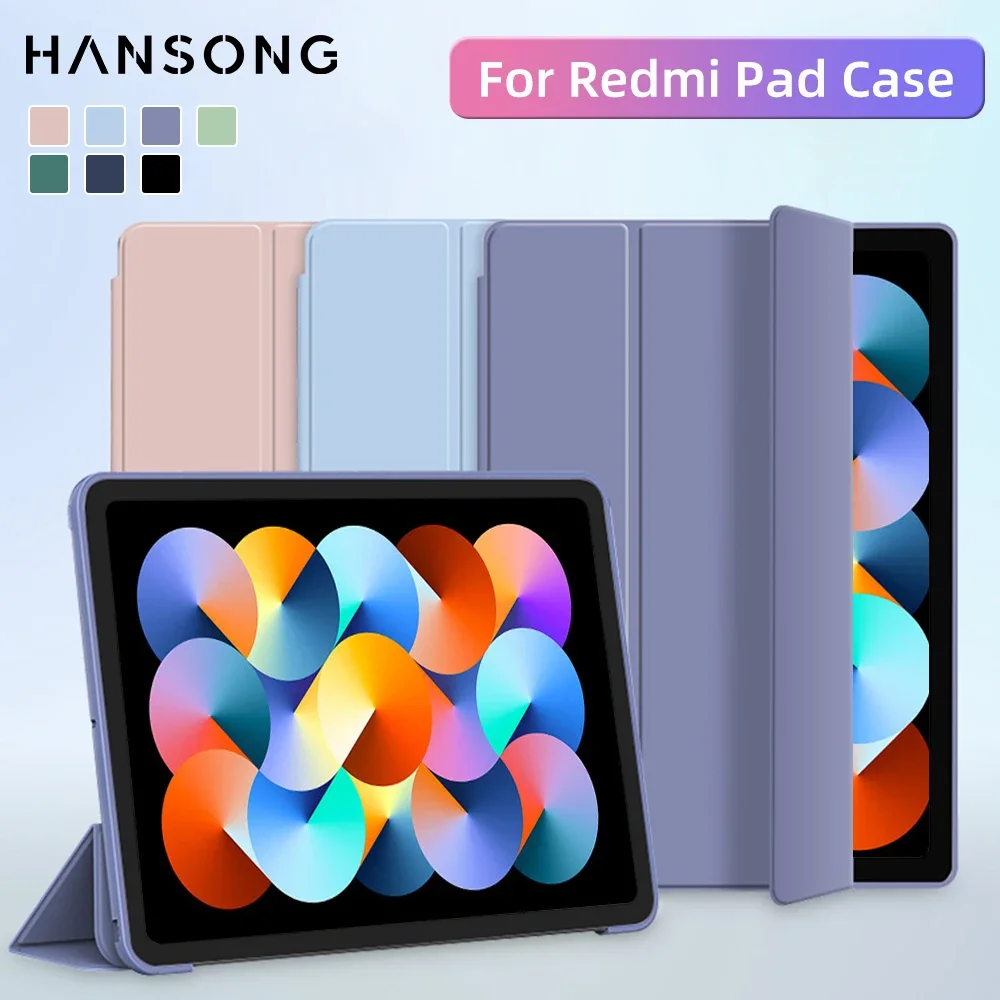 Para Xiaomi Redmi Pad funda 10,61 "2022 Flip Stand PU funda protectora para Redmi Pad SE 11 pulgadas carcasa de cuero funda protectora para tableta
