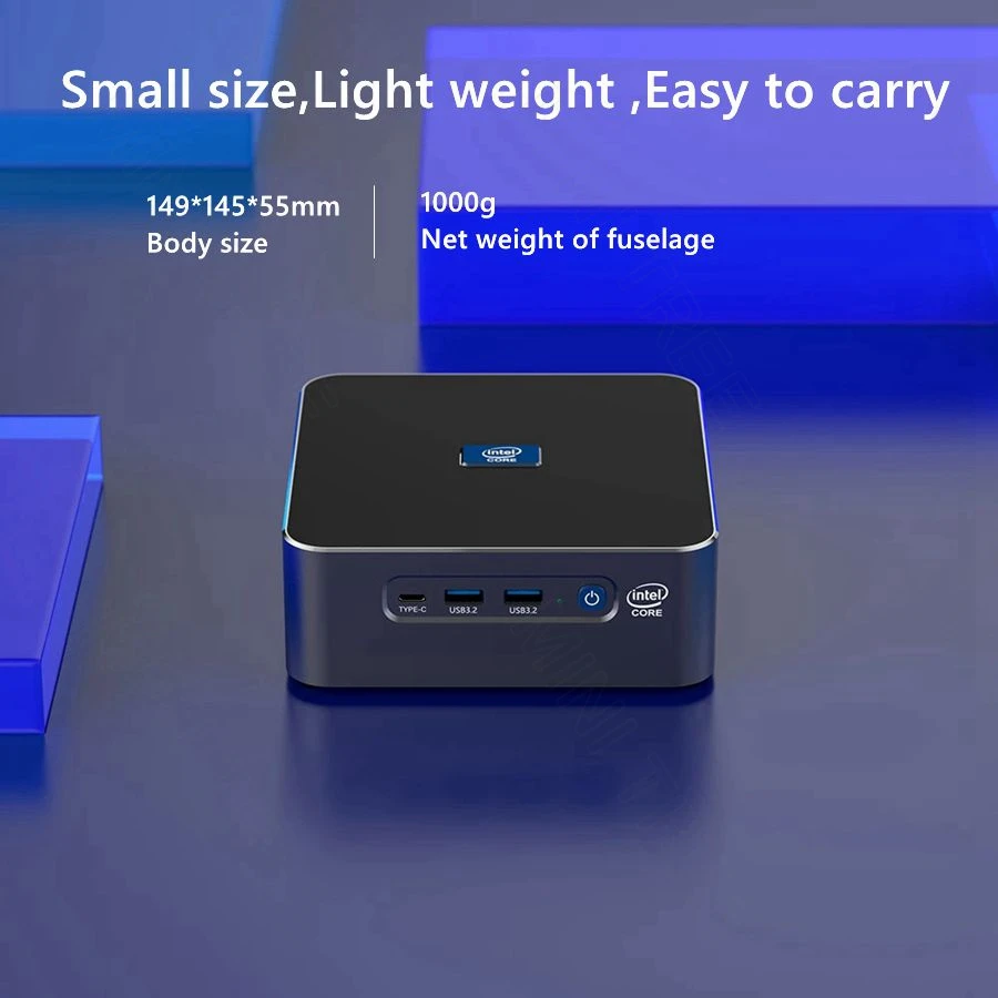 Intel NUC Mini PC Gamer i9 13900H Processor 32GB DDR5 Dual 2.5G Lan Windows 11 Pro Desktop Gaming Mini Computer 2.5" SSD WiFi6E