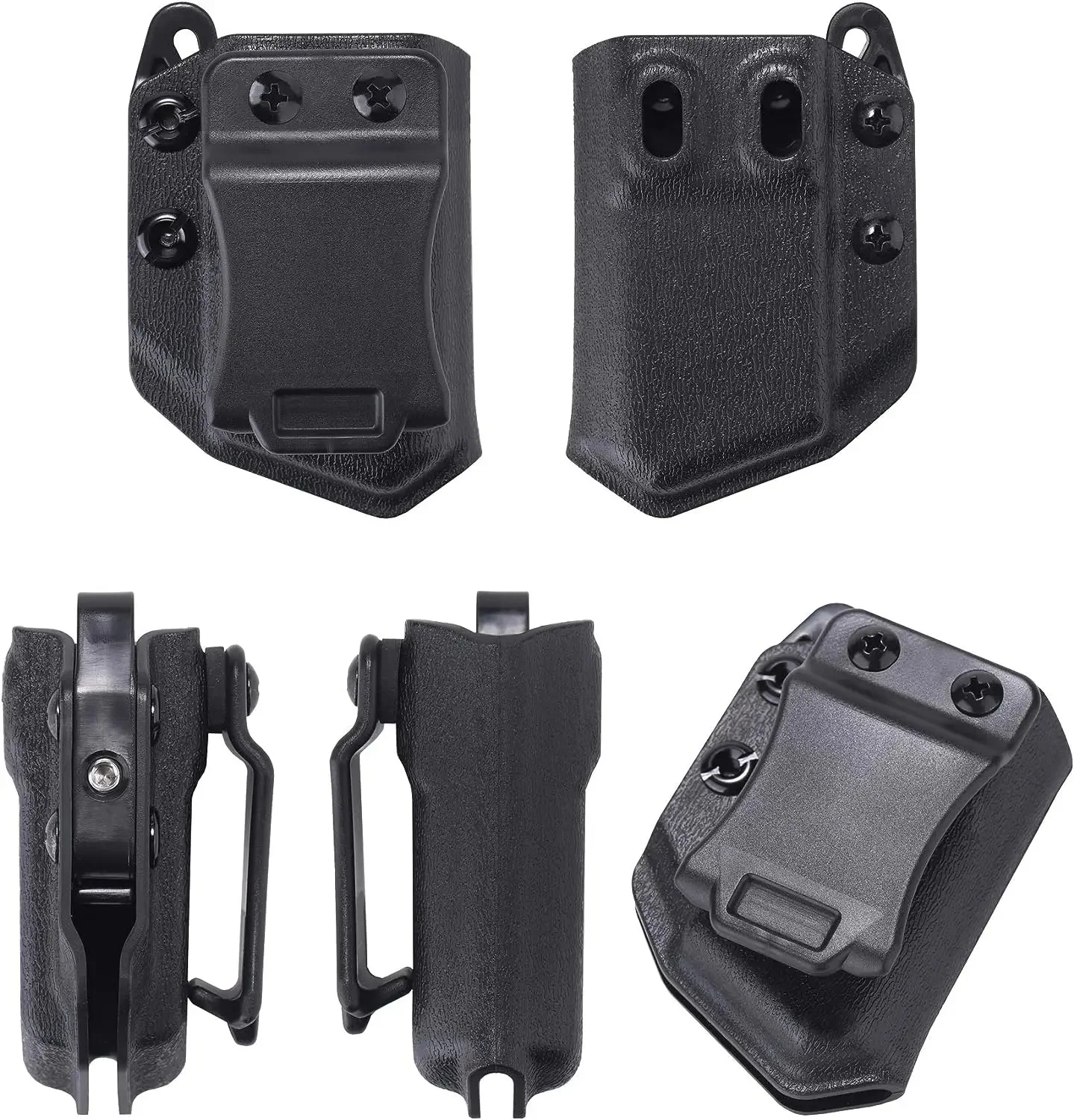Tactical IWB OWB 9mm .40 universal Belt Clip Single Double Stack Magazine Pouch Holster Mag Carrier Holder for Pistol gun