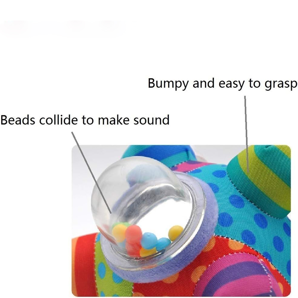Baby Toy 0 12 Months Baby Ball Rattle Sensory Toy for Baby Infant 1 2 3 Ages Soft Grasping Hand Bell Development Toy for Newborn
