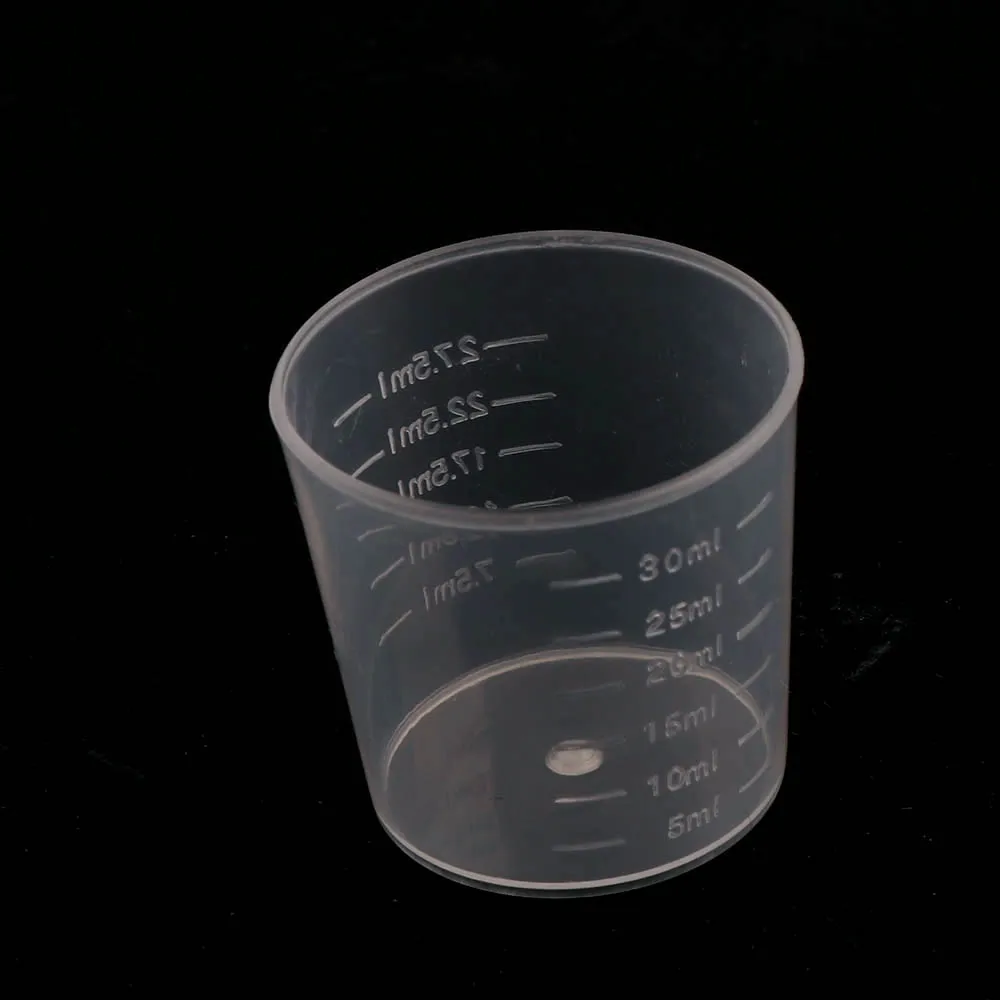 20/100 stücke Transparente Kunststoff Messbecher Einweg Flüssigkeit Topf Container Für Epoxidharz Silikon Form DIY Schmuck Machen