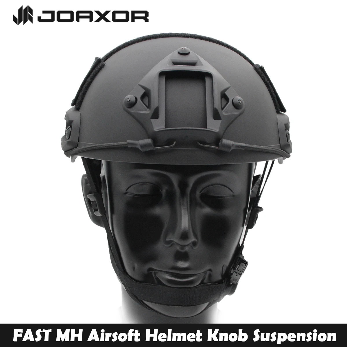 JOAXOR FAST MH Base Jumping Tactical Helmet for Outdoor Hunting Game ABS Helmet with Side Rails Airsoft Paintball Protective