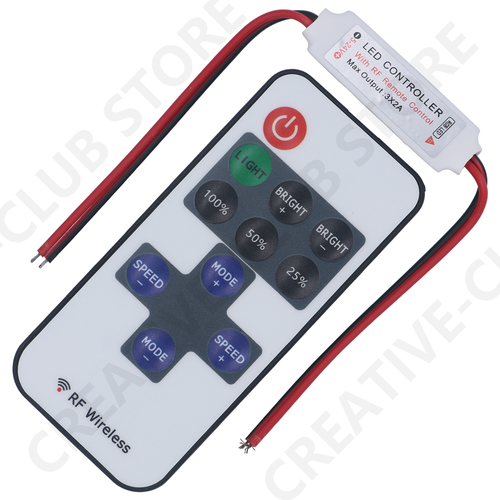 12V LED Dimmer Controller 11key DC 5V 12V 24V RF Drahtlose Fernbedienung für LED Streifen Licht Einfarbig Intelligente Speicher