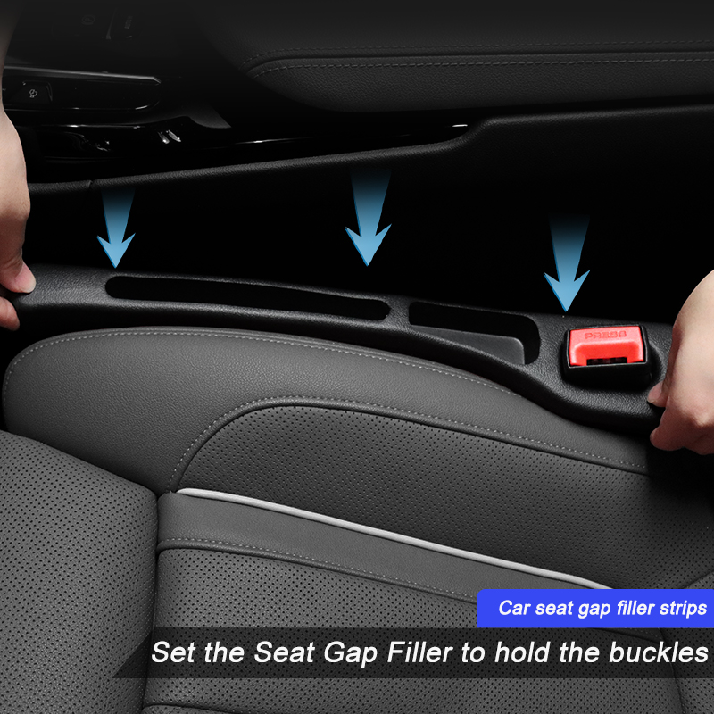 Enchufe de costura lateral para espacio de asiento de coche, tira de relleno a prueba de fugas para todos los modelos de coche, cartera, soporte para teléfono, accesorios para coche