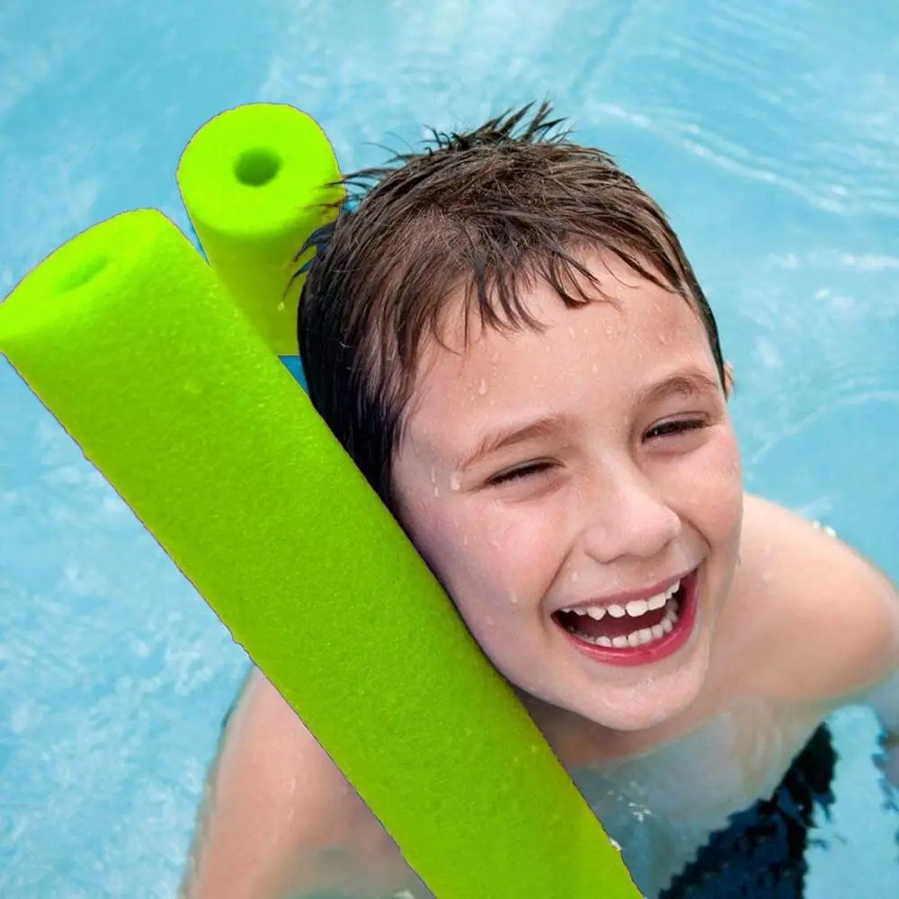 Flotador de fideos de espuma Multicolor para piscina, palo de flotabilidad para ayuda de natación, Ayuda de entrenamiento para principiantes, nuevo