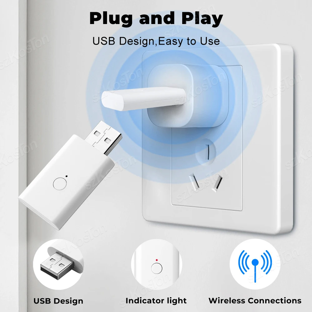 Repetidor de señal Tuya ZigBee, amplificador de señal, extensor USB para aplicación Smart Life Tuya, funciona con dispositivos inteligentes ZigBee Gateway
