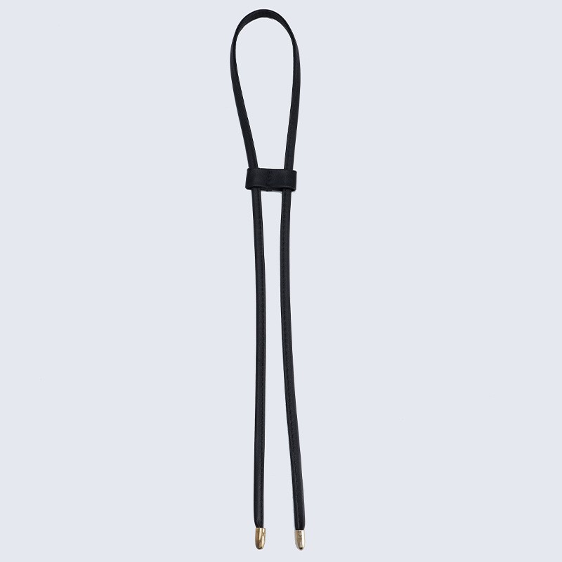 1Pcs PU Leather Drawstring Pull String Detachable Bucket Bag Strap Slide String Keeper Drawstring Backpack Accessories