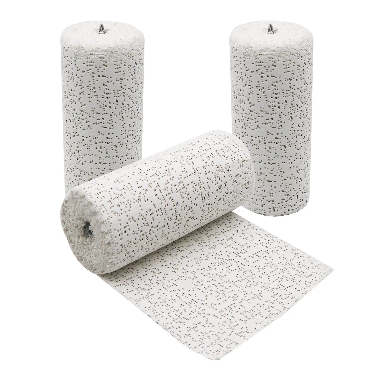 1\3 Rollen Gipstuch Bandagen Weißes Gipstuch Gaze Erste-Hilfe-Set Bandage Rollen 6 Zoll für Bastelbauch