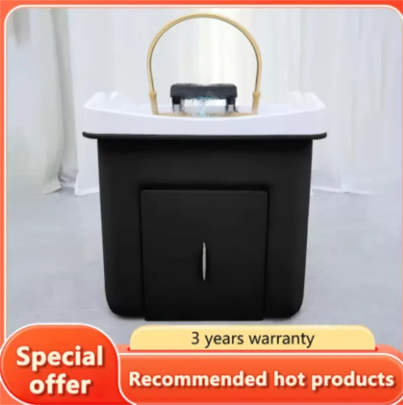 Japanische Spa-Ausrüstung für den Friseursalon, bewegliche Wasserzirkulation, Konstanttemperatur-Bedienfeld, intelligente Integration, Schönheit