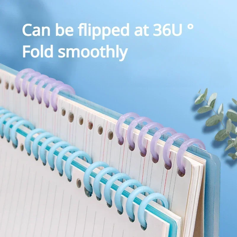 10 stücke 6 Löcher Lose Blatt Binder Ring Scrapbooking Album Binder Spirale A4 A5 Notebook Bindung Clips Schreibwaren Schule Liefert