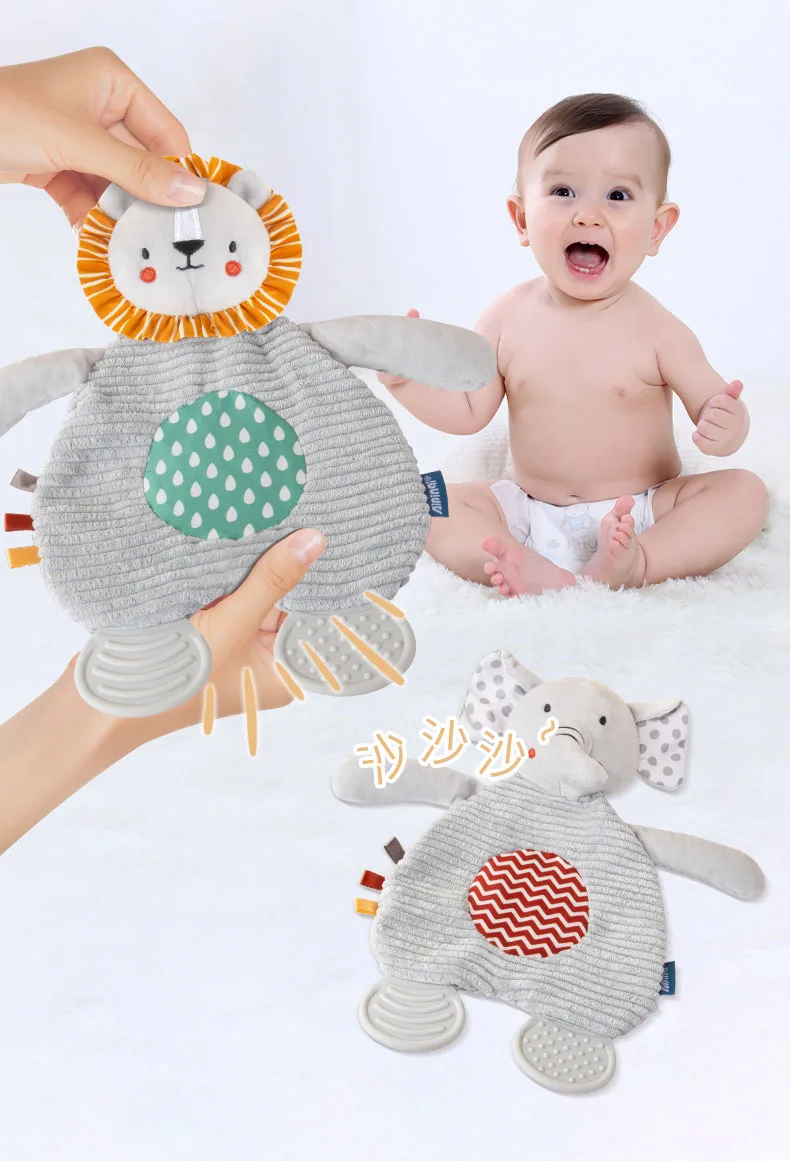 Gấu Con Búp Bê Xoa Dịu Khăn Bình Tĩnh Khăn Lau Thoải Mái Sang Trọng An Ninh Chăn Khăn Nước Bọt Đóng Đồ Chơi Chú Thỏ Dễ Thương Đồ Chơi Bé Phụ Kiện