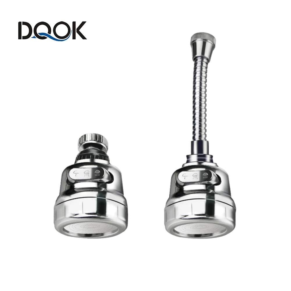 Oauee 360 graus giratória torneira da cozinha arejador ajustável modo duplo pulverizador filtro difusor de poupança água bico torneira conector